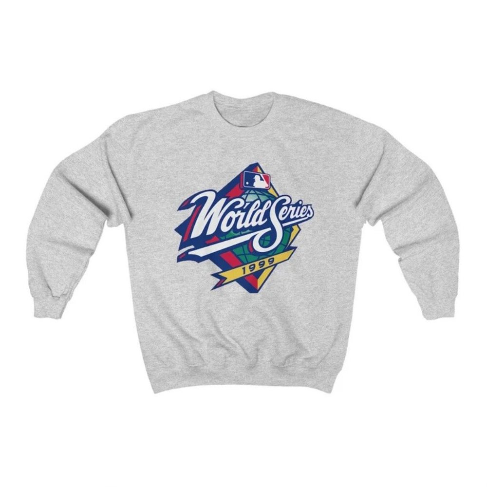 MLB 1999 World Series Vintage Retro Unisex Crewneck Sweatshirt - Picture 2 of 2